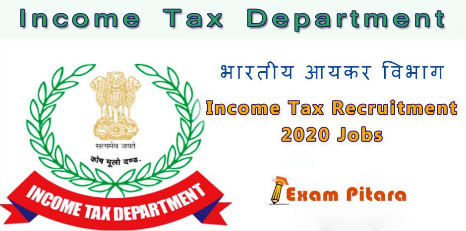 Income Tax Recruitment exam notification